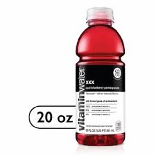 Vitamin Water (Flavors may vary).